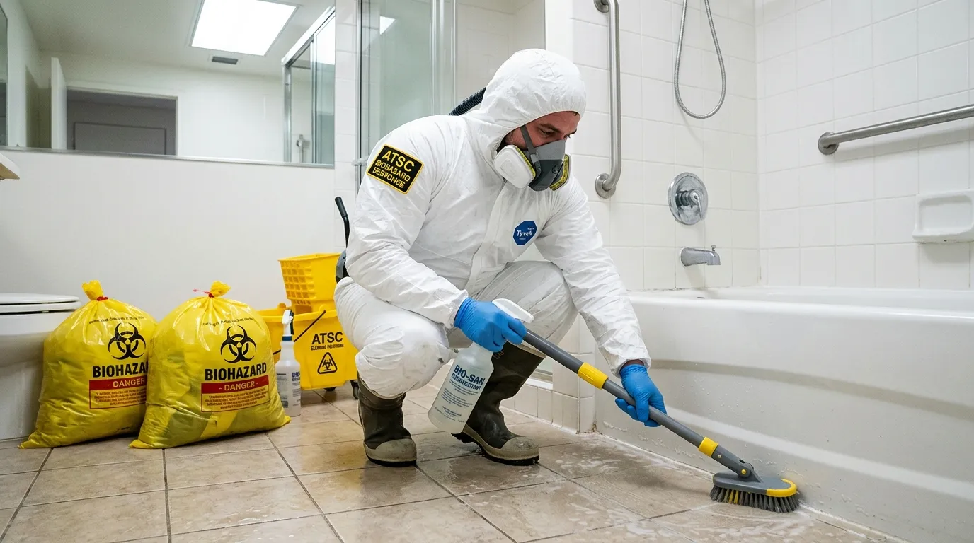 Decontamination equipment deployed for Blood Cleanup in Farmersville